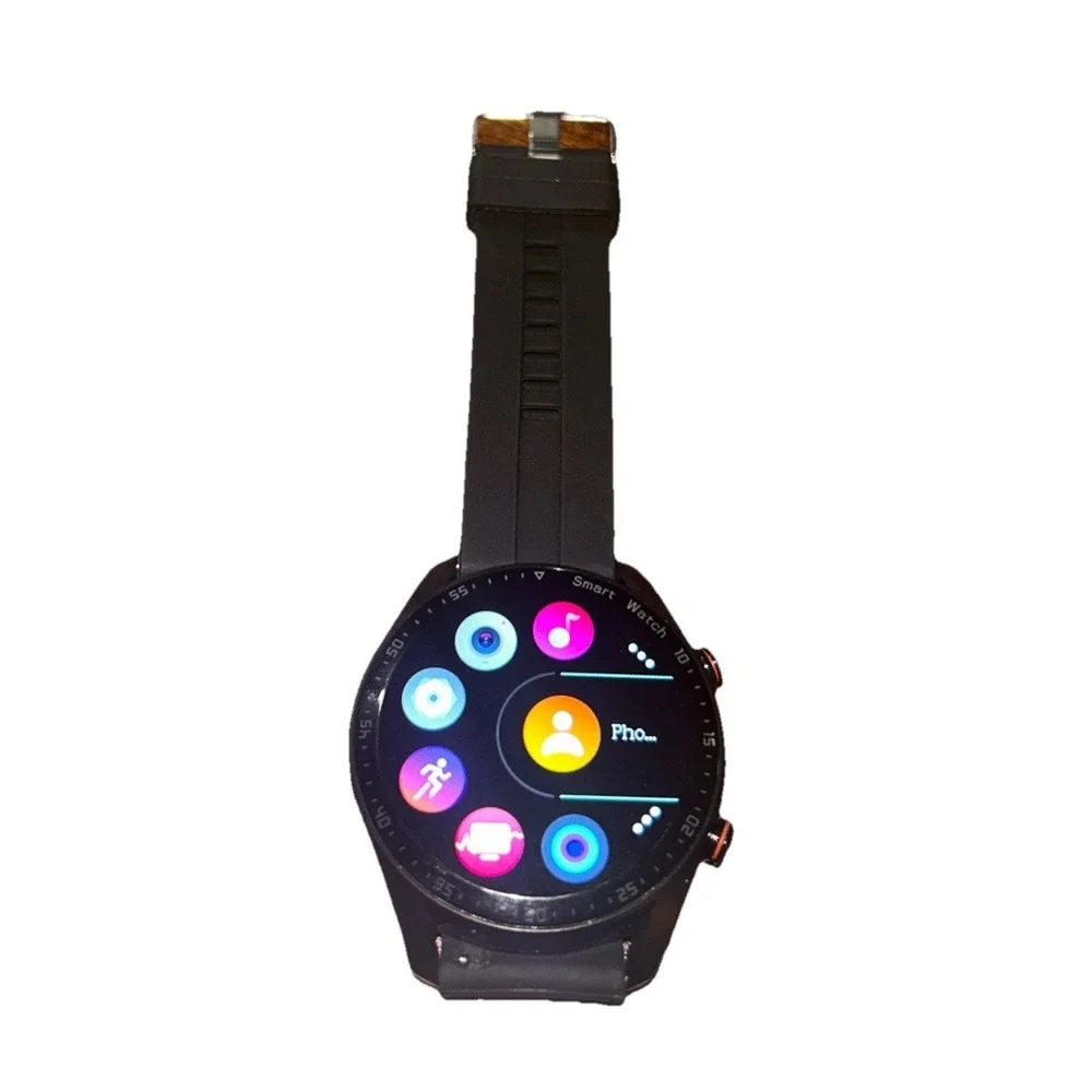 HW20 Men's Smart Watch with Leather Strap - For Daily Wear & Work